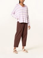 darling harbour Strick-Hoodie aus Cashmere, Farbe: CREME/ HELLLILA (Bild 1)
