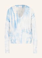 darling harbour Oversized-Pullover aus Cashmere, Farbe: HELLBLAU/ CREME (Bild 1)