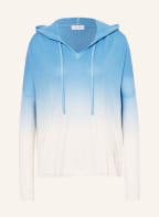 darling harbour Strick-Hoodie aus Cashmere, Farbe: HELLBLAU/ CREME (Bild 1)