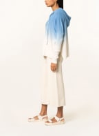 darling harbour Strick-Hoodie aus Cashmere, Farbe: HELLBLAU/ CREME (Bild 1)