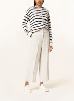 darling harbour Strick-Hoodie aus Cashmere, Farbe: SCHWARZ/ CREME (Bild 1)