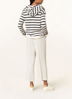darling harbour Strick-Hoodie aus Cashmere, Farbe: SCHWARZ/ CREME (Bild 1)