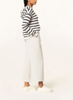 darling harbour Strick-Hoodie aus Cashmere, Farbe: SCHWARZ/ CREME (Bild 1)