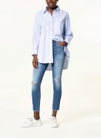 CLOSED Destroyed Jeans SKINNY PUSHER, Farbe: MBL MID BLUE (Bild 1)