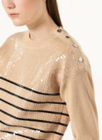 BOSS Pullover FARRYN mit Pailletten, Farbe: CREME (Bild 1)