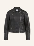 VILA Lederjacke, Farbe: SCHWARZ (Bild 1)
