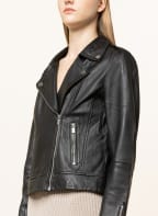 VILA Lederjacke, Farbe: SCHWARZ (Bild 1)