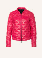 MILESTONE Steppjacke DARINA aus Leder, Farbe: PINK (Bild 1)