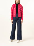 MILESTONE Steppjacke DARINA aus Leder, Farbe: PINK (Bild 1)