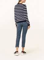 darling harbour Strickjacke, Farbe: DUNKELBLAU/ WEISS (Bild 1)