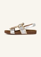 TORY BURCH Sandals KILTIE, Color: GOLD/ SILVER (Image 1)