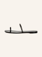 GIUSEPPE ZANOTTI DESIGN Flip flops with decorative gems, Color: BLACK (Image 1)