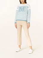 Max Mara Sweater RAGNO , Color: TURQUOISE/ WHITE (Image 1)