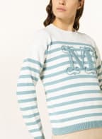 Max Mara Sweater RAGNO , Color: TURQUOISE/ WHITE (Image 1)