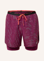 Nike 2-in-1-Laufhose DRI-FIT RUN DIVISION, Farbe: DUNKELLILA (Bild 1)
