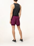 Nike 2-in-1-Laufhose DRI-FIT RUN DIVISION, Farbe: DUNKELLILA (Bild 1)