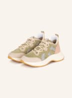 HOGAN Sneaker H585 , Farbe: HELLGRÜN/ BEIGE/ ROSÉ (Bild 1)