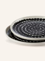 marimekko 4-piece Breakfast set OIVA/SIIRTOLAPUUTARHA, Color: BLACK/ CREAM (Image 1)
