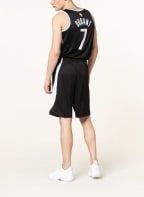 Nike Basketballshorts DRI-FIT aus Mesh, Farbe: SCHWARZ/ WEISS (Bild 1)