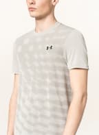 UNDER ARMOUR T-Shirt UA SEAMLESS RADIAL, Farbe: HELLGRAU/ HELLBRAUN (Bild 1)