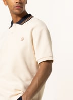 CLOSED Piqué-Poloshirt, Farbe: ECRU/ BLAU (Bild 1)