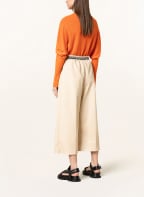 STELLA McCARTNEY Leather look culottes , Color: CREAM (Image 1)