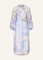 ZIMMERMANN Leinenkleid POSTCARD, Farbe: HELLBLAU/ WEISS/ LACHS (Bild 1)