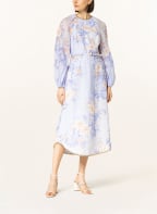 ZIMMERMANN Leinenkleid POSTCARD, Farbe: HELLBLAU/ WEISS/ LACHS (Bild 1)