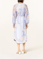 ZIMMERMANN Leinenkleid POSTCARD, Farbe: HELLBLAU/ WEISS/ LACHS (Bild 1)