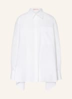 VALENTINO Oversized shirt blouse, Color: WHITE (Image 1)
