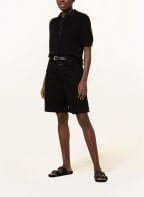 CLOSED Strick-Poloshirt, Farbe: SCHWARZ (Bild 1)