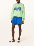 CLOSED Oversized sweatshirt, Color: LIGHT GREEN/ BLUE (Image 1)