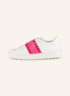 VALENTINO GARAVANI Sneakersy ROCKSTUD UNTITLED, Kolor: BIAŁY/ MOCNORÓŻOWY (Obrazek 1)