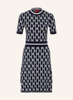 HUGO Knit dress SADRESSY, Color: DARK BLUE/ WHITE (Image 1)