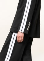 Palm Angels Jersey blazer, Color: BLACK/ WHITE (Image 1)