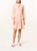 MRS & HUGS Kleid mit Leinen, Farbe: LACHS/ ECRU (Bild 1)