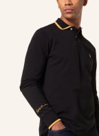 POLO RALPH LAUREN Piqué-Poloshirt Custom Slim Fit , Farbe: SCHWARZ (Bild 1)