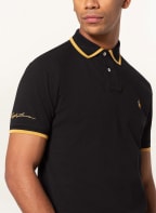 POLO RALPH LAUREN Koszulka polo z piki custom slim fit, Kolor: CZARNY (Obrazek 1)