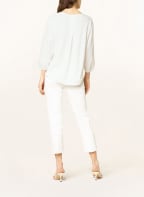 LUISA CERANO Shirt im Materialmix mit 3/4-Arm, Farbe: ECRU (Bild 1)