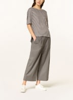 LUISA CERANO T-shirt made of linen, Color: TAUPE/ LIGHT GRAY (Image 1)