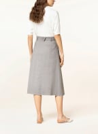 LUISA CERANO Skirt with linen, Color: TAUPE (Image 1)