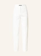 LUISA CERANO Trousers with linen, Color: WHITE (Image 1)
