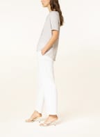 LUISA CERANO Trousers with linen, Color: WHITE (Image 1)