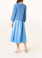 LUISA CERANO Strickjacke mit Leinen , Farbe: HELLBLAU (Bild 1)