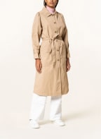 summum woman Trench coat, Color: CAMEL (Image 1)