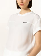 BRUNELLO CUCINELLI Blusenshirt aus Seide, Farbe: WEISS (Bild 1)