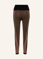 Wolford 7/8-Feinstrumpf-Leggings SHAPING SLIT , Farbe: SCHWARZ/ BEIGE (Bild 1)