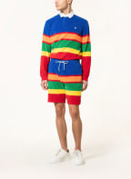 POLO RALPH LAUREN Frottee-Shorts, Farbe: DUNKELBLAU/ ORANGE/ GELB (Bild 1)