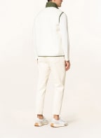 POLO RALPH LAUREN Kunstfell-Weste, Farbe: OLIV/ ECRU (Bild 1)