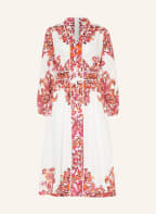 MRS & HUGS Leinenkleid , Farbe: ROT/ PINK/ WEISS (Bild 1)